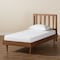 Baxton Studio Kuro Modern and Contemporary Walnut Brown Finished Wood Twin Size Platform Bed 184-11100-11158-Zoro - alternate 6